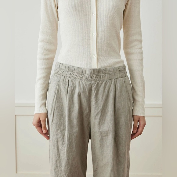 NWOT JAMES PERSE LINEN COTTON DRAWSTRING PANT - Picture 7 of 12